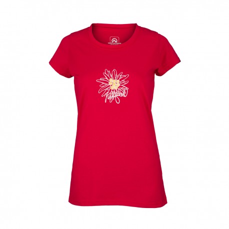 Northfinder Dámske outdoorové tričko s kvetom SIMONE