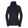 NORTHFINDER Dámska turistická mikina z melanžového flísu TAMMY