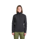 NORTHFINDER Dámska turistická mikina z melanžového flísu TAMMY