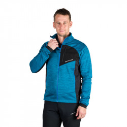 NORTHFINDER Pánsky trekingový melanžový sveter JULISTE